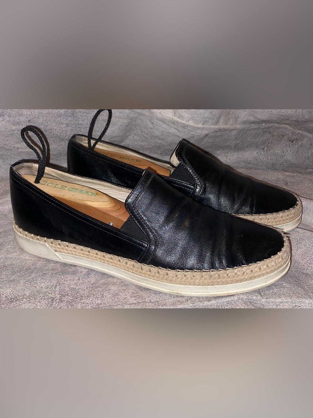 Tod’s Gommino Slip On Loafers Espadrille Sandals Shoes Women’s 8.5 38.5 Italy